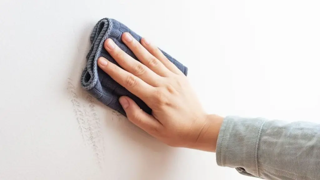 Få bort fläckar och märken från väggarna med ett oväntat enkelt trick