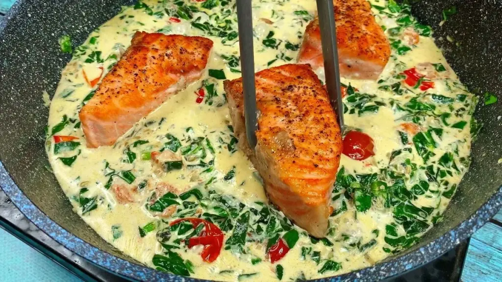 Få restauranglyx hemma – snabbt och enkelt recept på krämig lax med soltorkad tomat