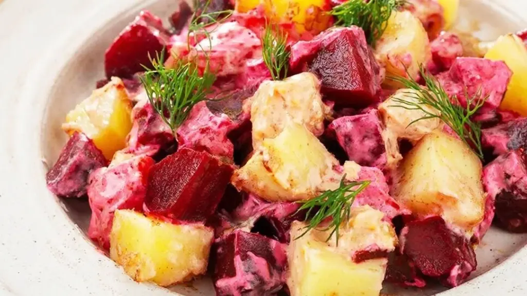 Rödbetssallad med en hemlig tvist: Bara två huvudingredienser